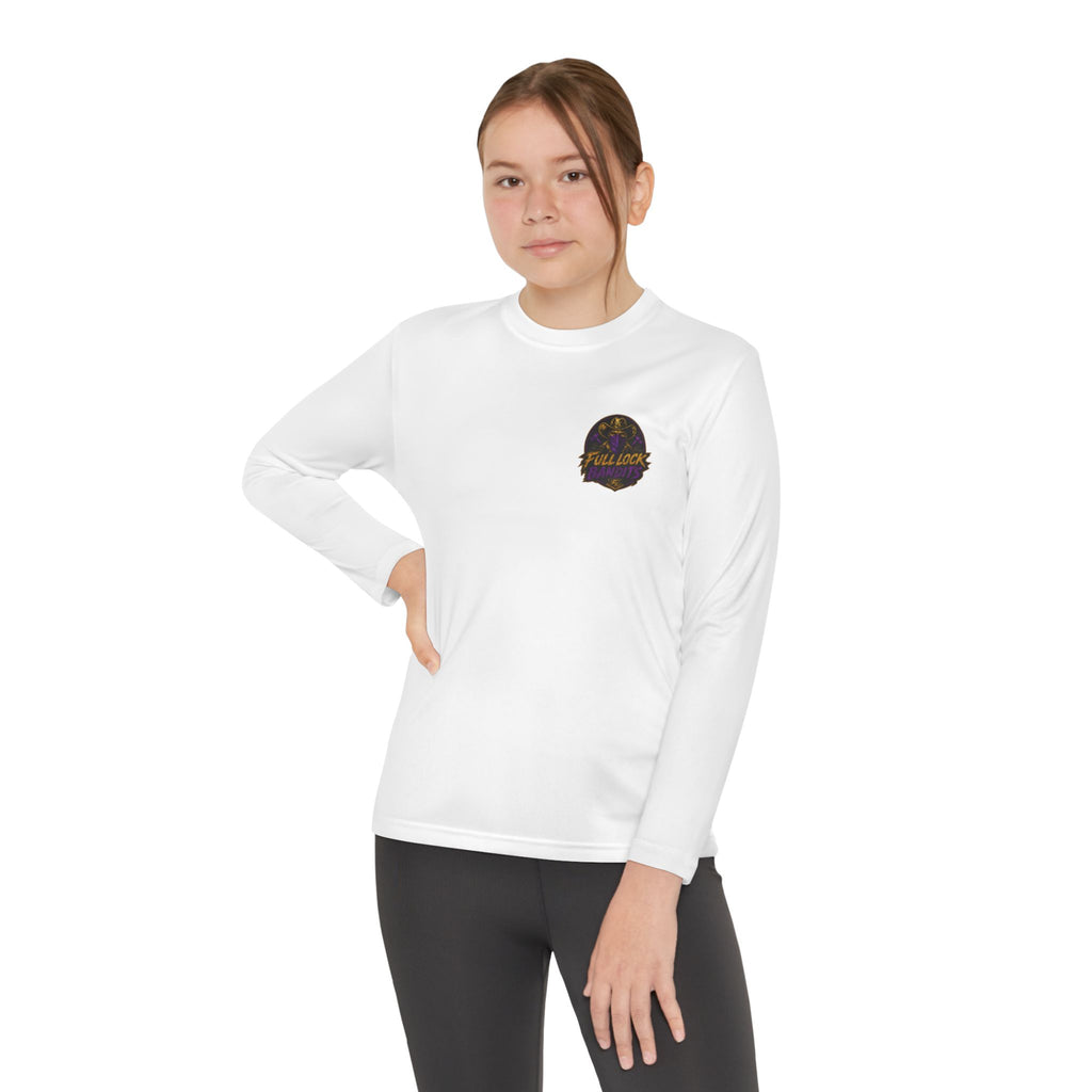 Full Lock Bandits Youth Long Sleeve — “Full Lock Full Send” Graphic Racing Shirt