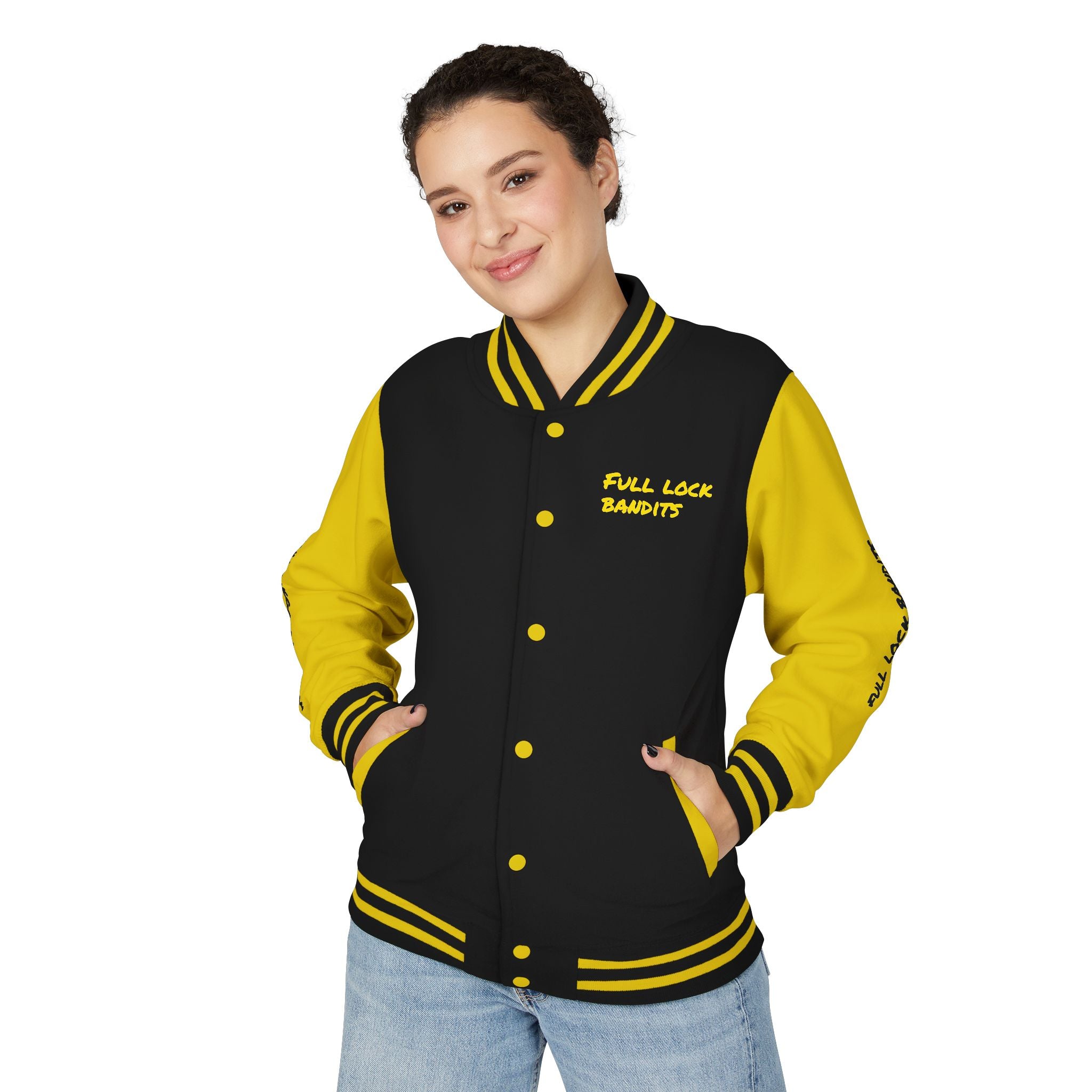 Letterman Jacket — Full Lock Team Logo Varsity Jacket