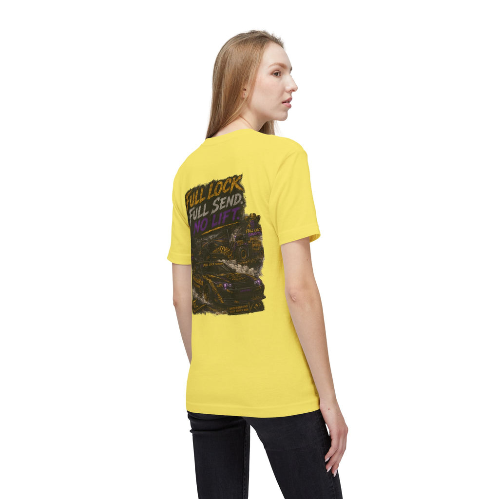 Full Lock Bandits "Full Lock, Full Send, No Lift" Drift Car Graphic Tee