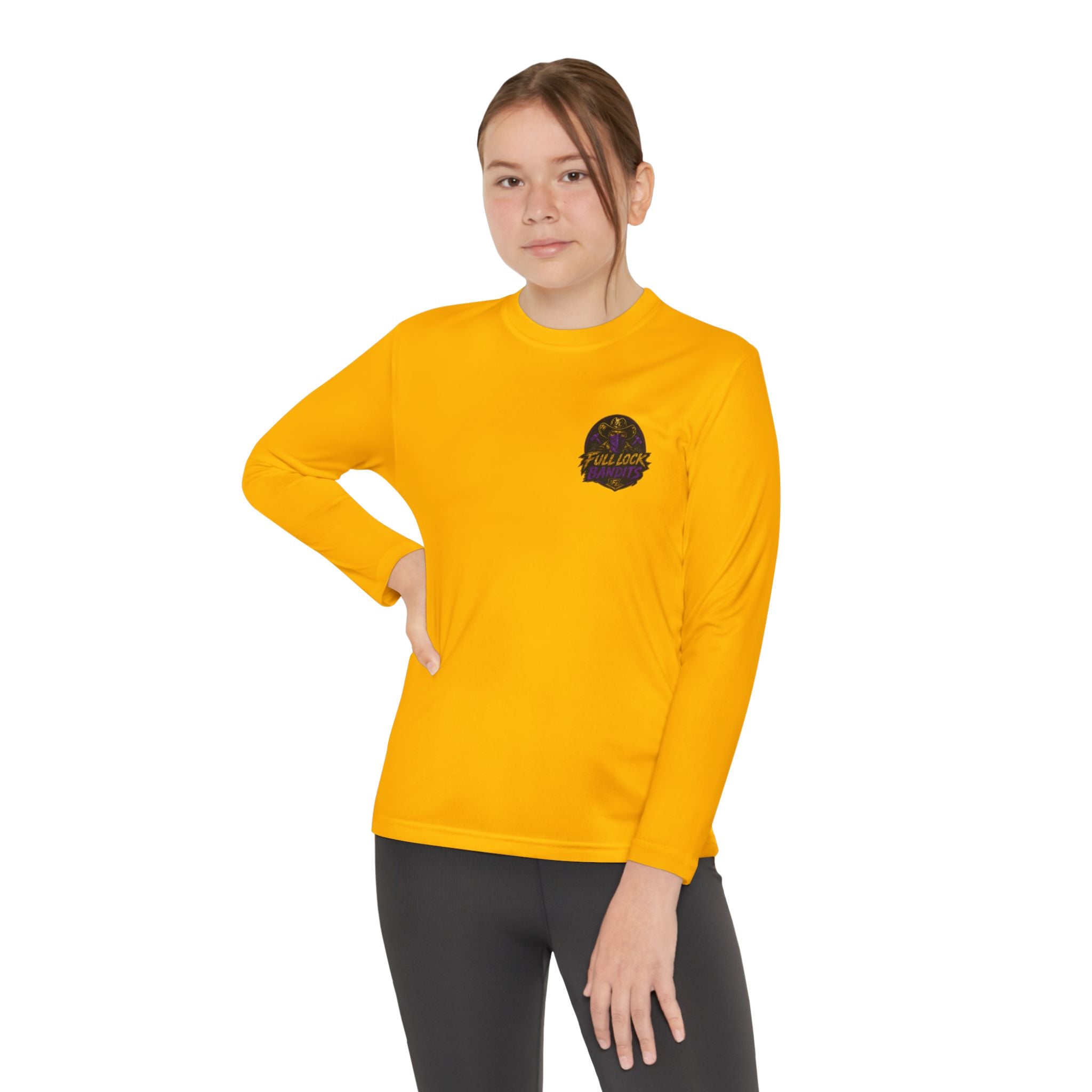 Full Lock Bandits Youth Long Sleeve — “Full Lock Full Send” Graphic Racing Shirt