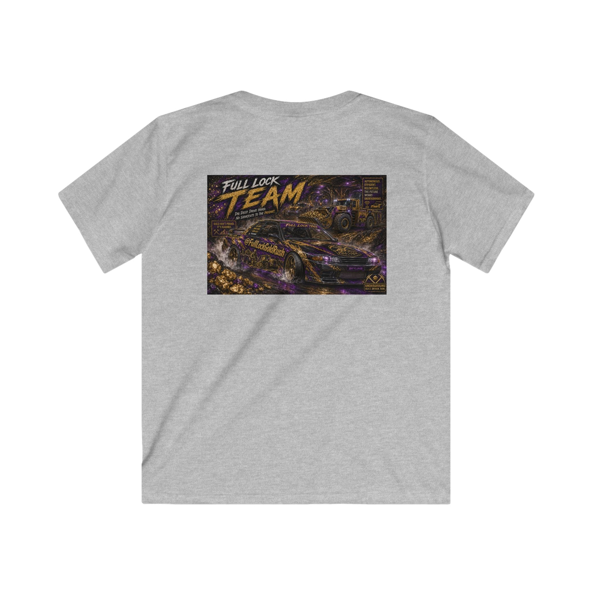 Kids Racing Team T-Shirt — “Full Lock Team” Graphic Tee