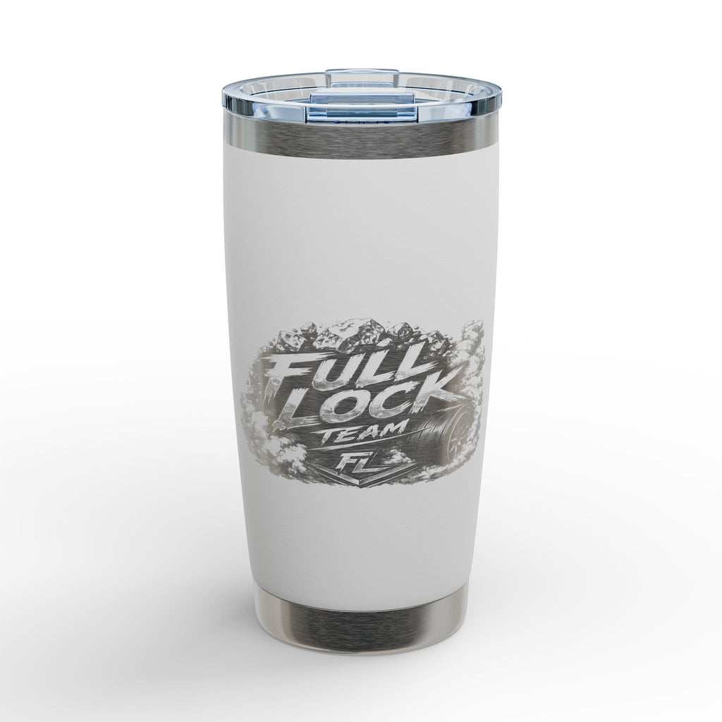 20oz Engraved Tumbler — 'Full Lock' Team Design Stainless Travel Mug
