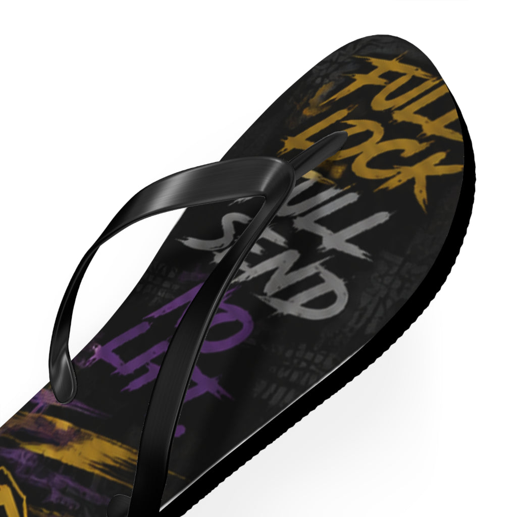 Full Lock Bandits Flip Flops — "Full Lock, No Lift" Gaming Sandals