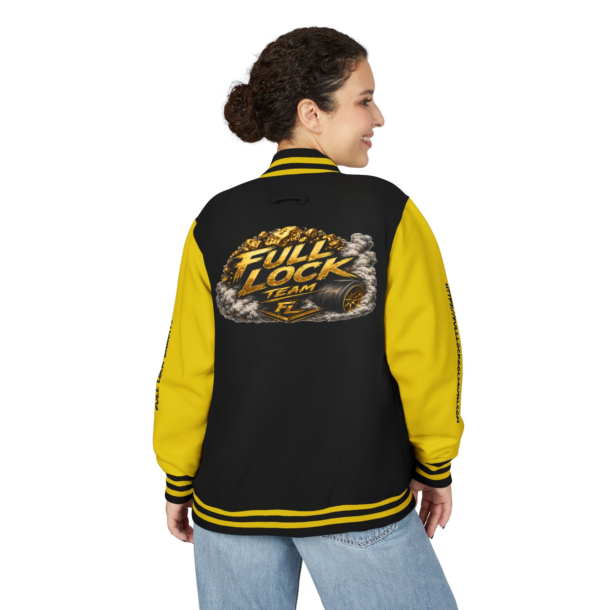 Letterman Jacket — Full Lock Team Logo Varsity Jacket