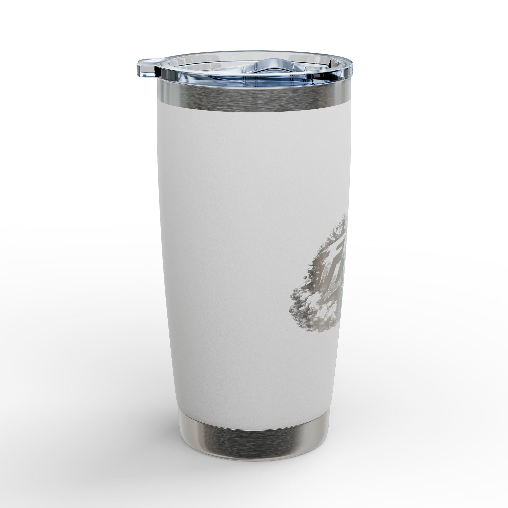 20oz Engraved Tumbler — 'Full Lock' Team Design Stainless Travel Mug