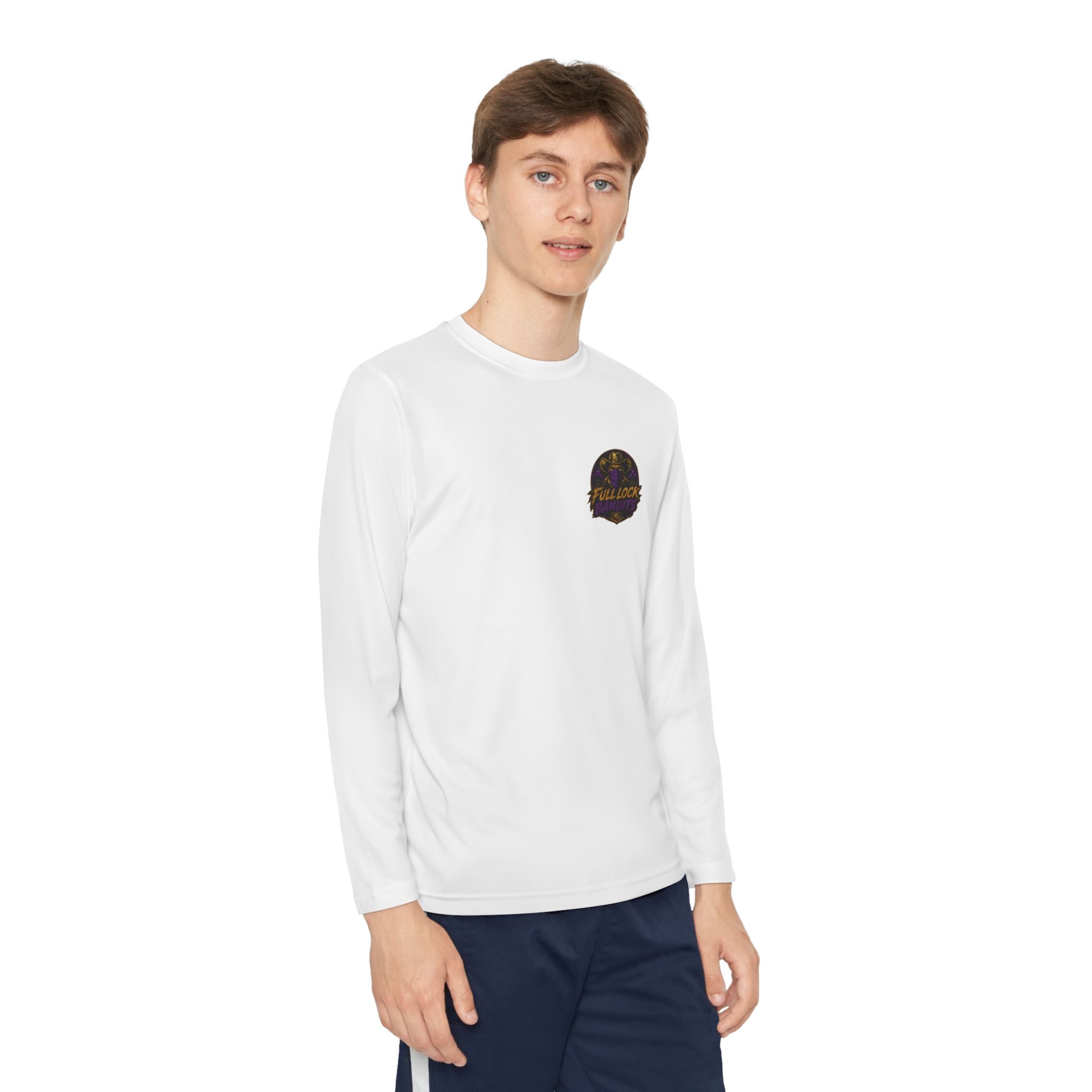 Full Lock Bandits Youth Long Sleeve — “Full Lock Full Send” Graphic Racing Shirt