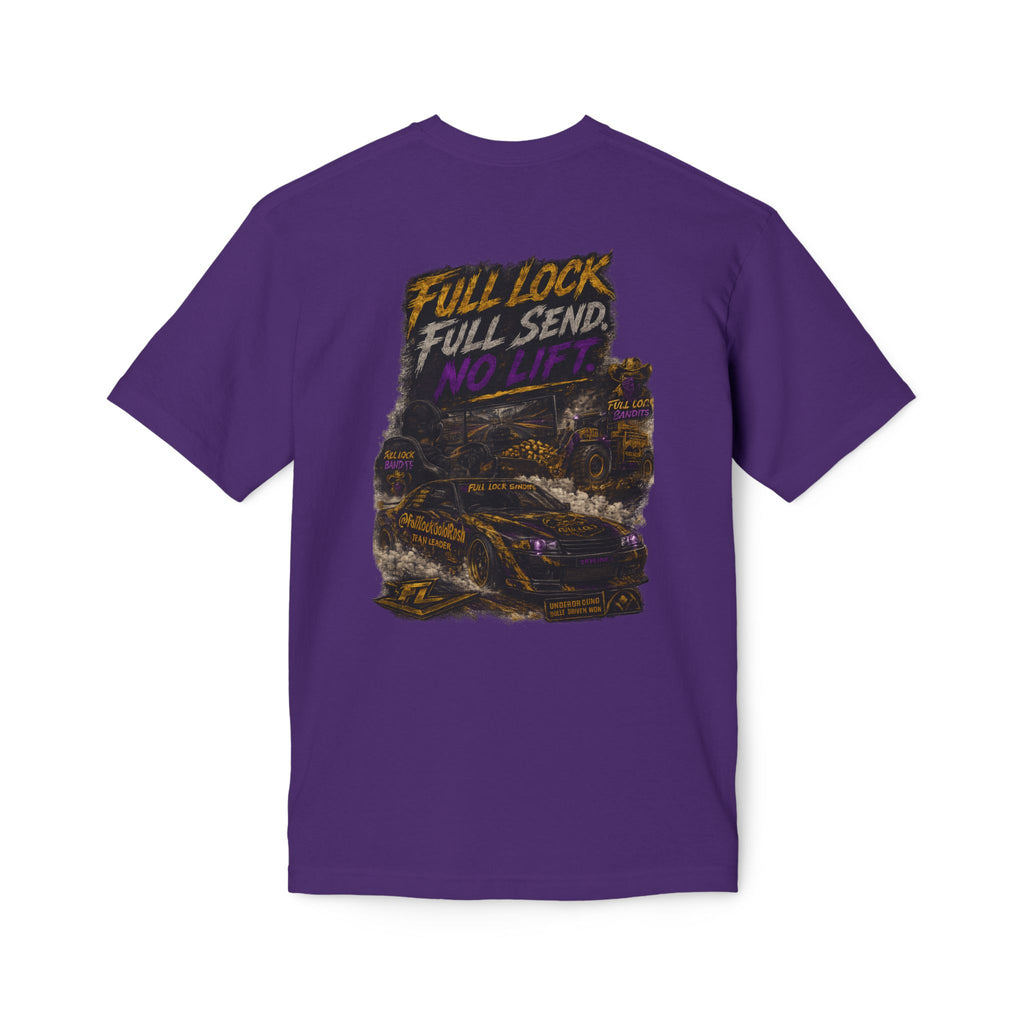 Full Lock Bandits "Full Lock, Full Send, No Lift" Drift Car Graphic Tee