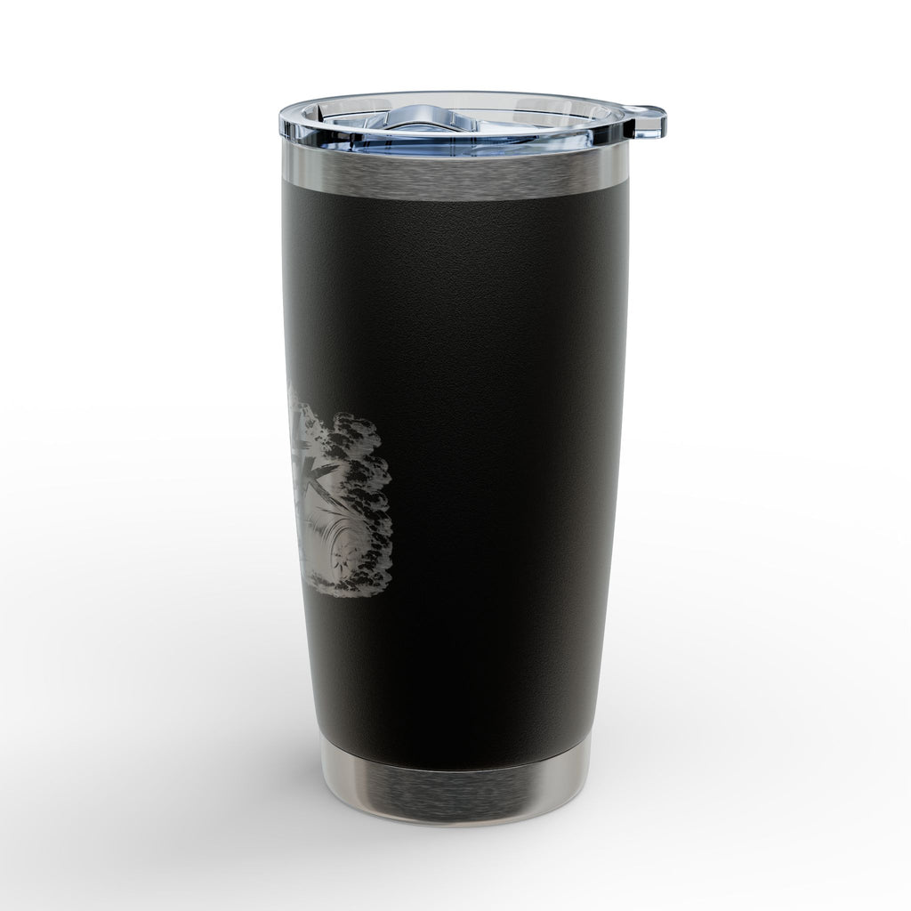 20oz Engraved Tumbler — 'Full Lock' Team Design Stainless Travel Mug