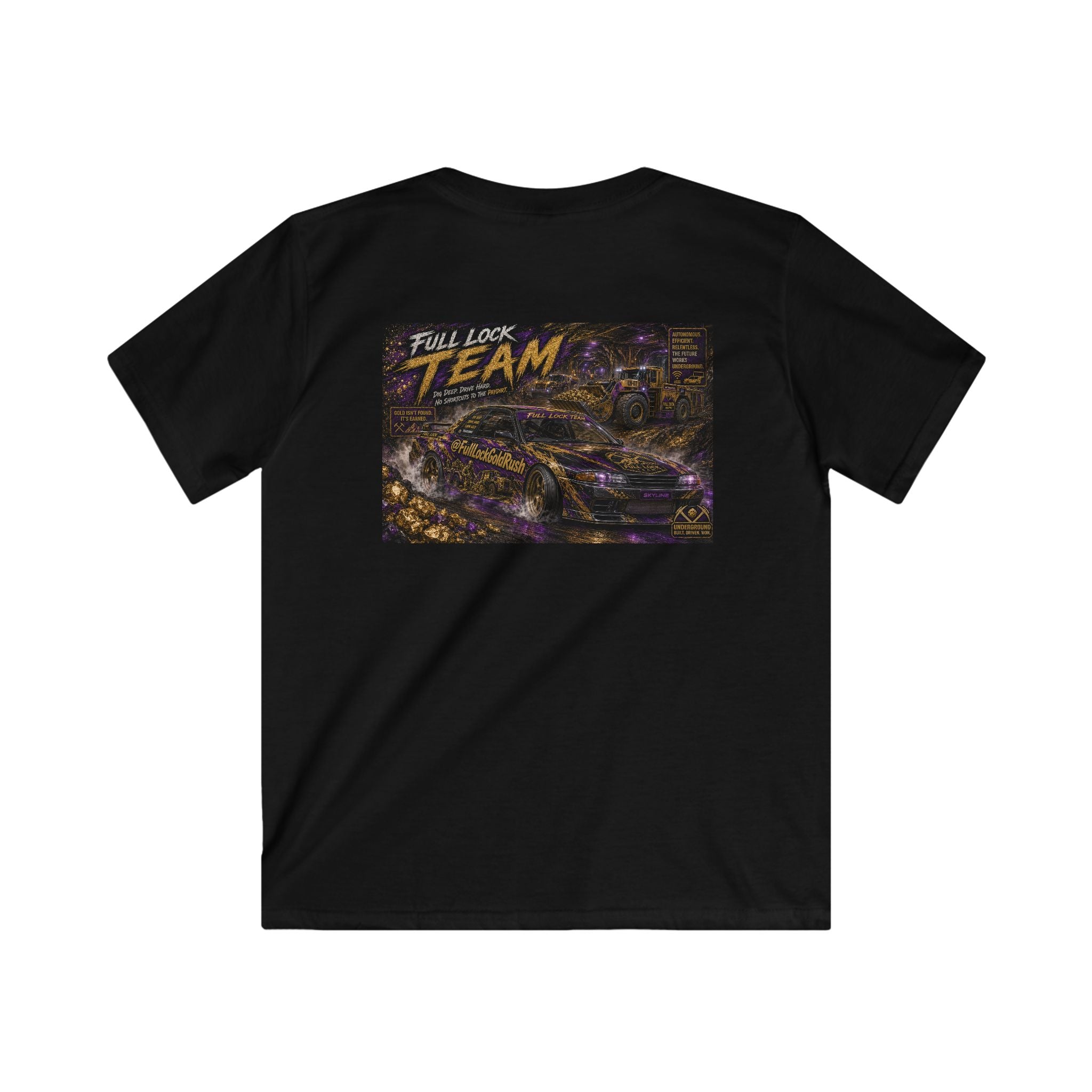 Kids Racing Team T-Shirt — “Full Lock Team” Graphic Tee