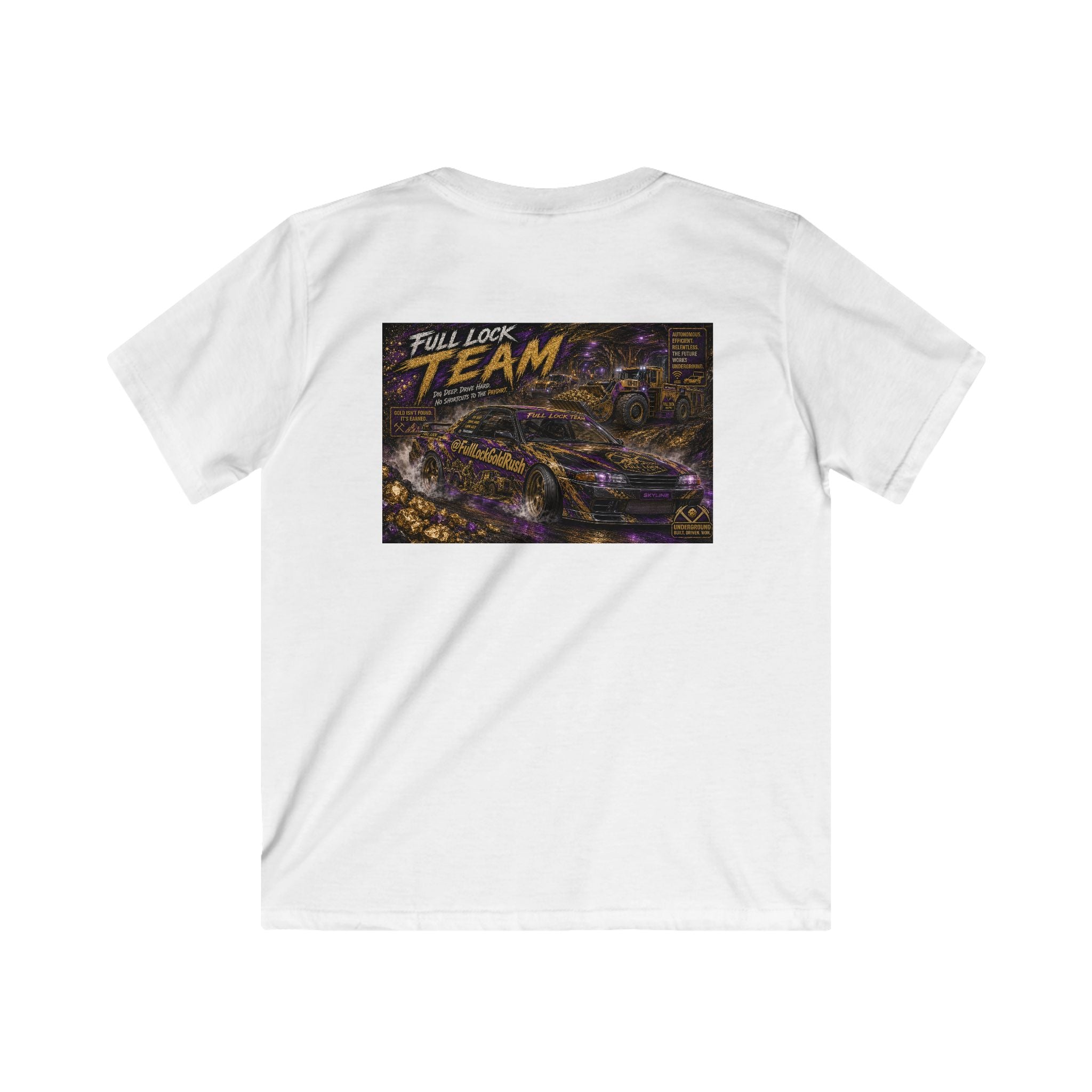 Kids Racing Team T-Shirt — “Full Lock Team” Graphic Tee