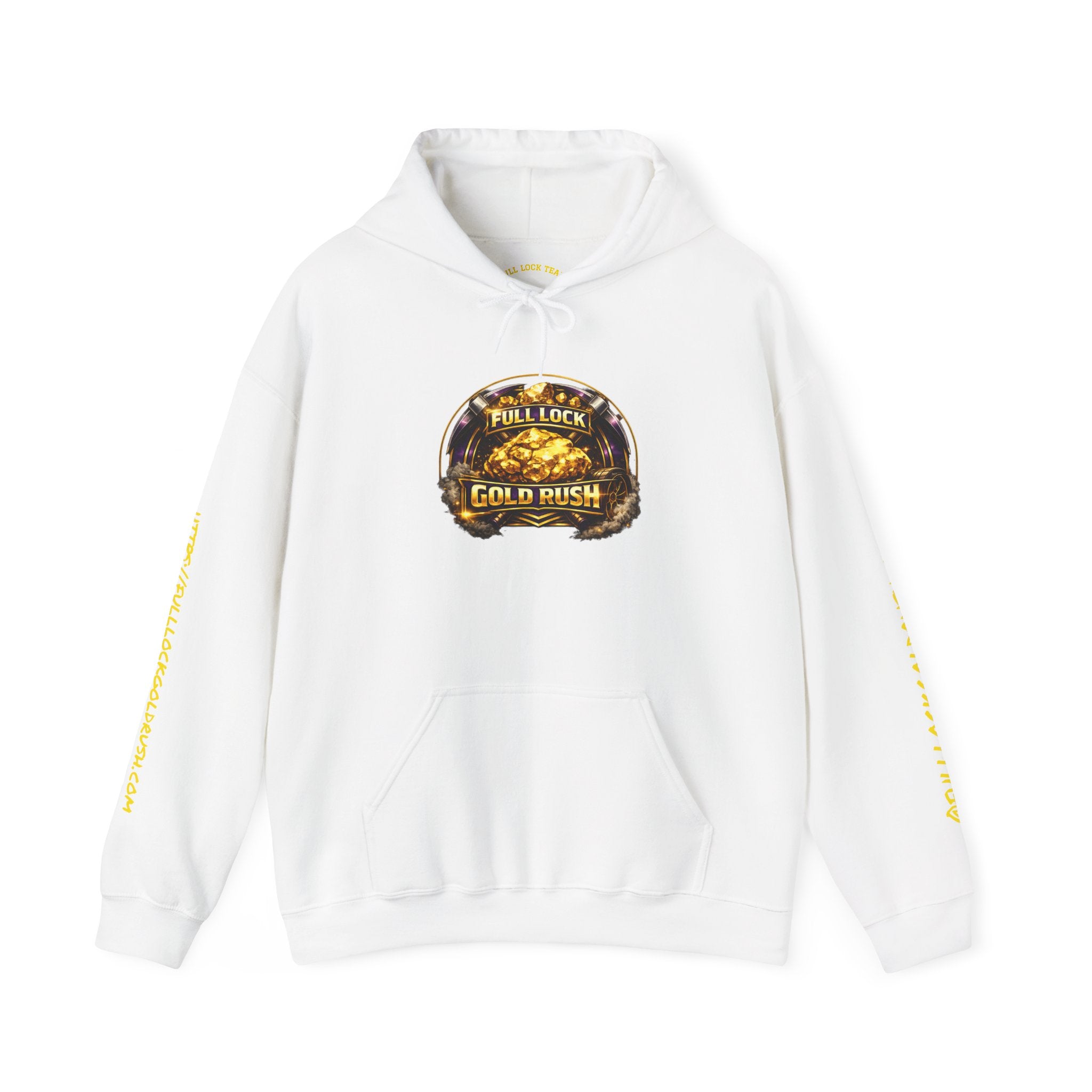 Full Lock Gold Rush Hoodie — 'The Green Hell' Racing Graphic Pullover