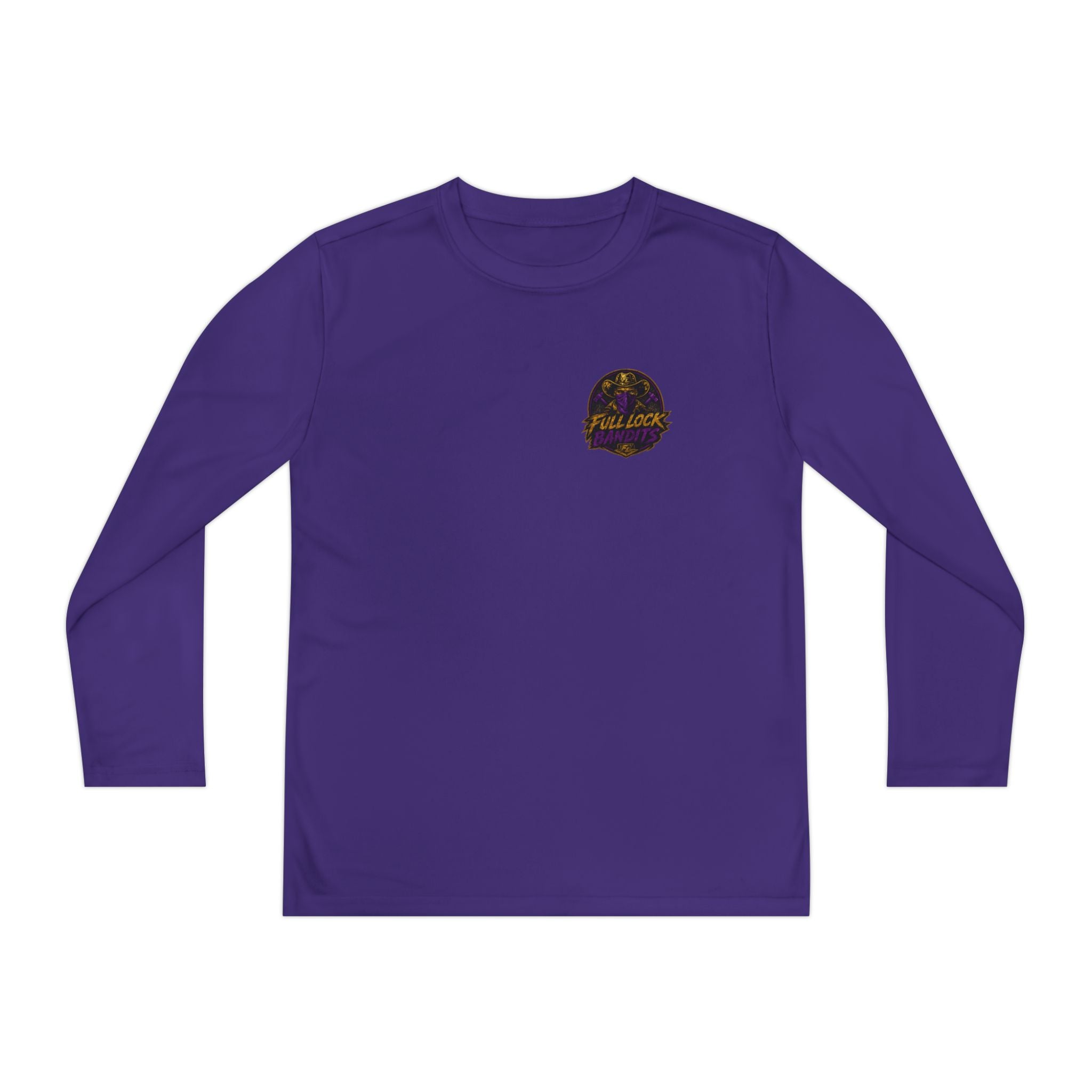 Full Lock Bandits Youth Long Sleeve — “Full Lock Full Send” Graphic Racing Shirt